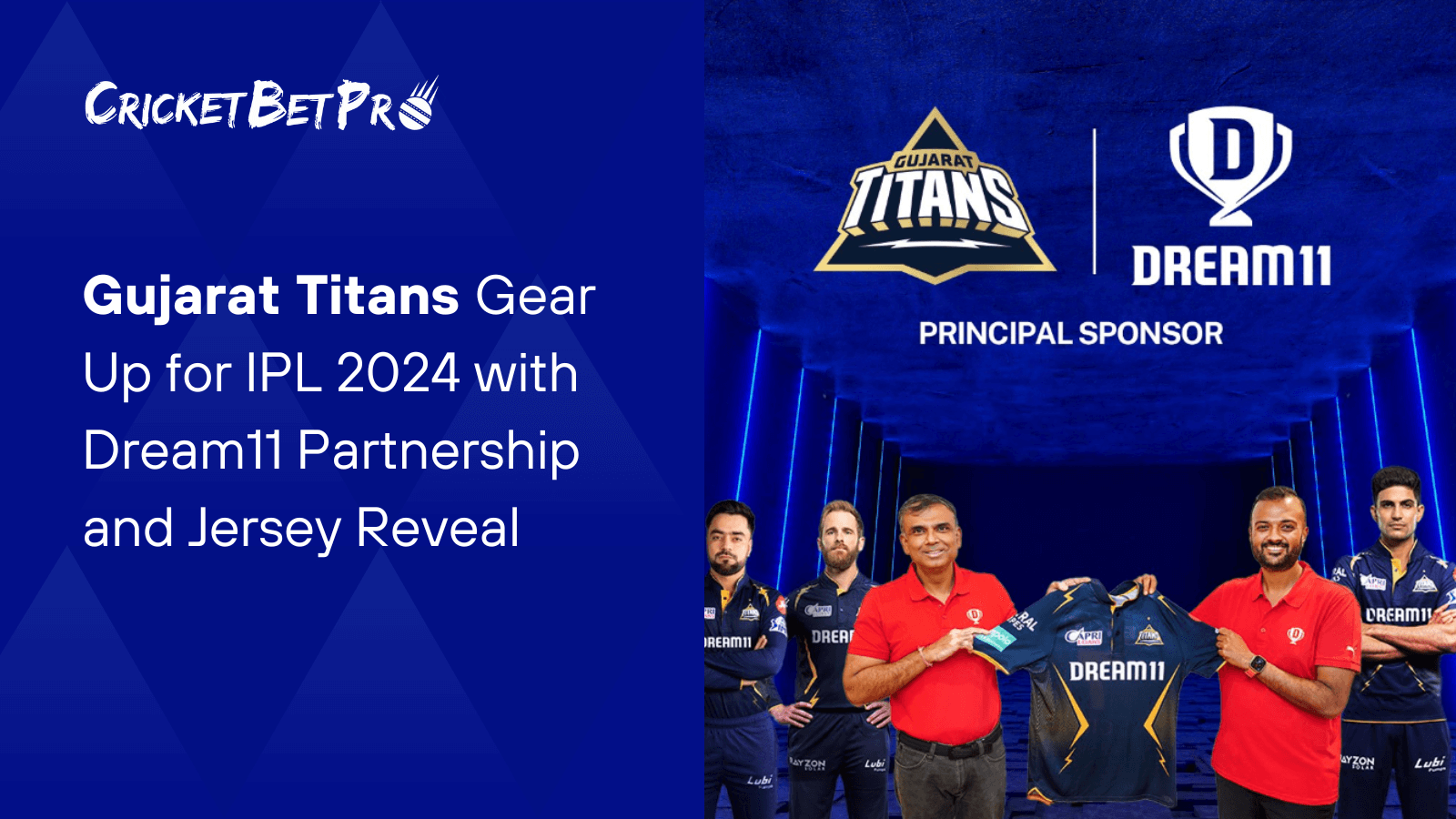 Gujarat Titans Gear Up for IPL 2024 with Dream11 Partnership and Jersey Reveal