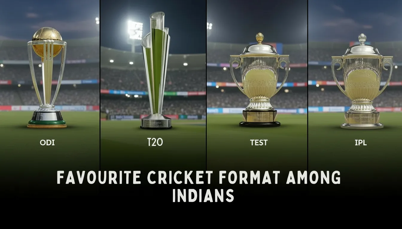 FAVOURITE CRICKET FORMAT AMONG INDIANS