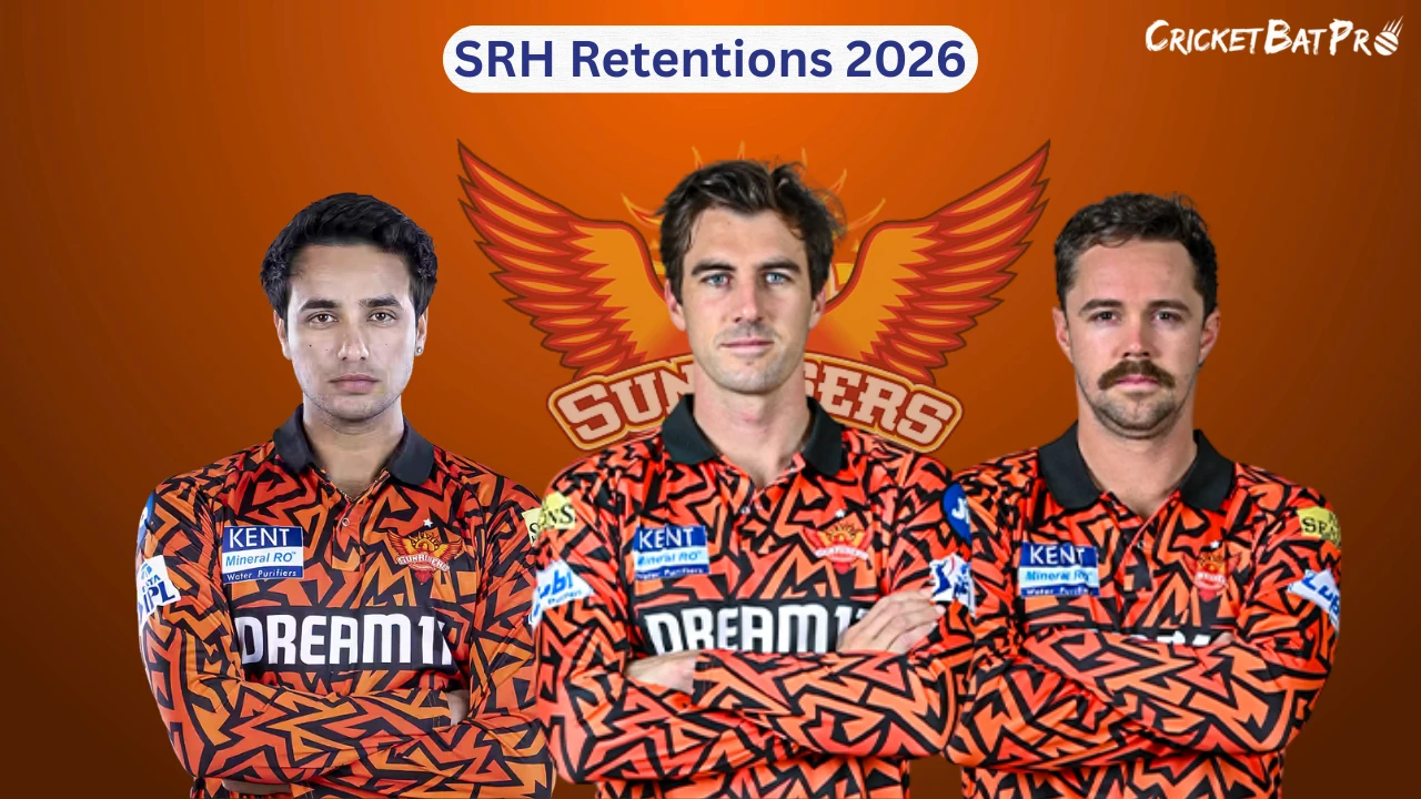 SRH Retentions 2026 Full Confirmed Players List & Official SRH Squad Update