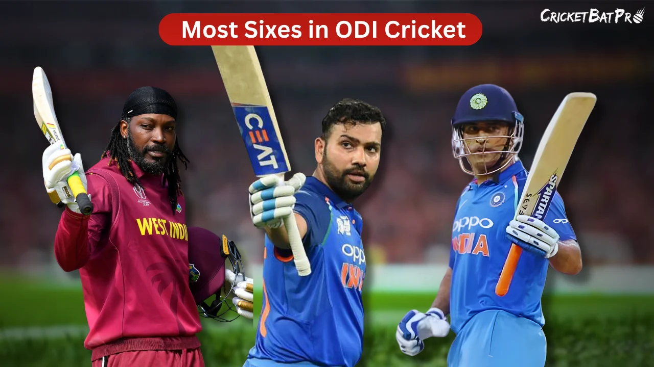 Top 10 Players with Most Sixes in ODI Cricket History (2025 Stats)