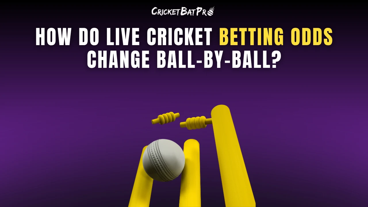 How do Live Cricket Betting Odds Change Ball-by-Ball