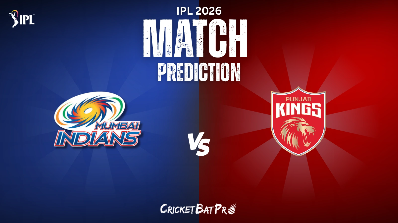 MI v PBKS Match Prediction 2026