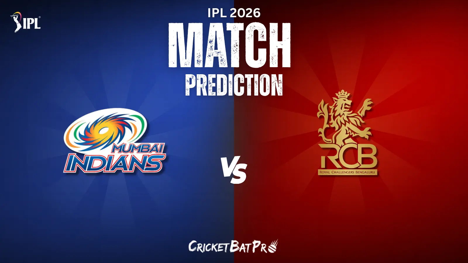 MI v RCB Match Prediction 2026