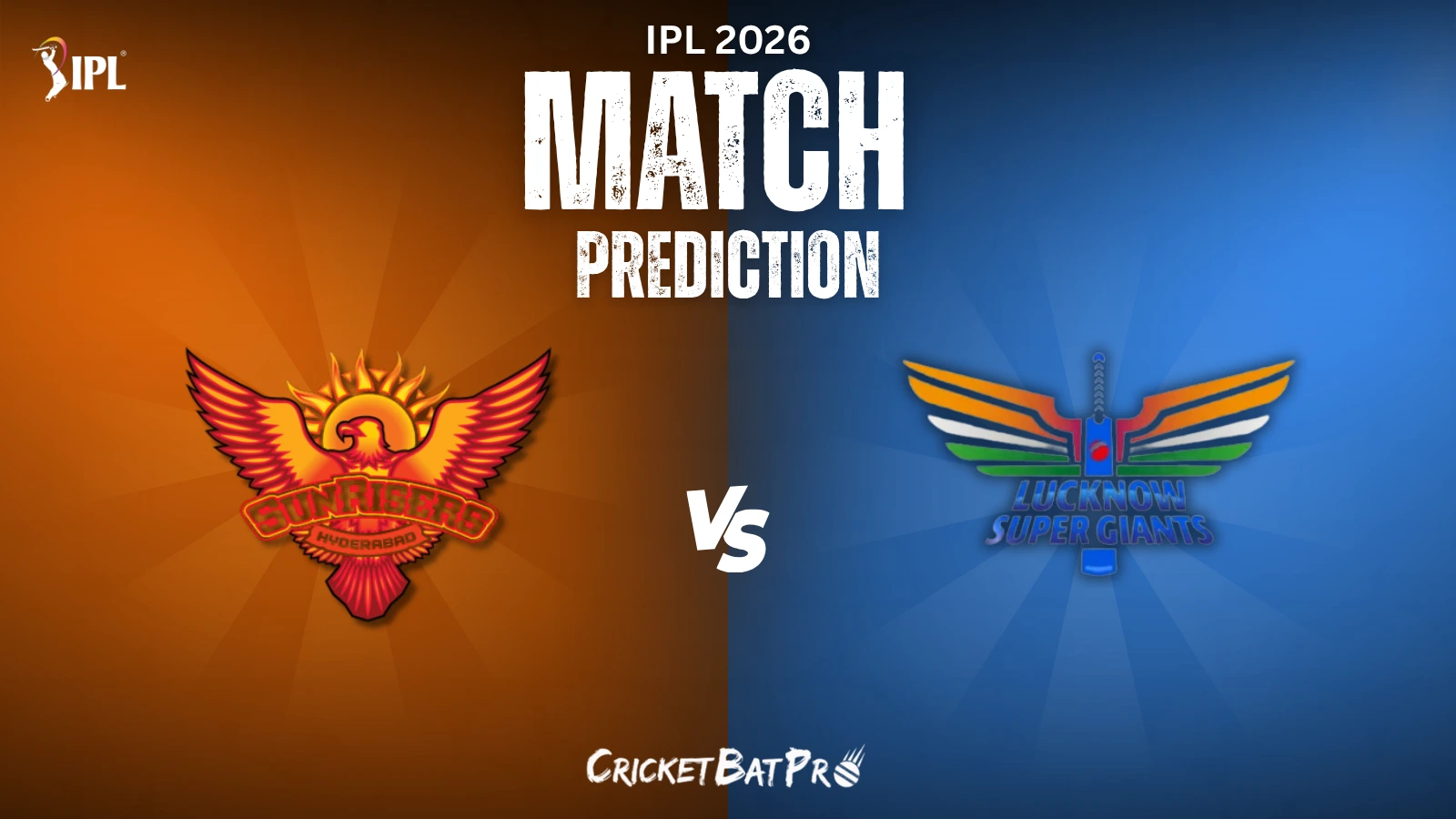 SRH v LSG Match Prediction 2026