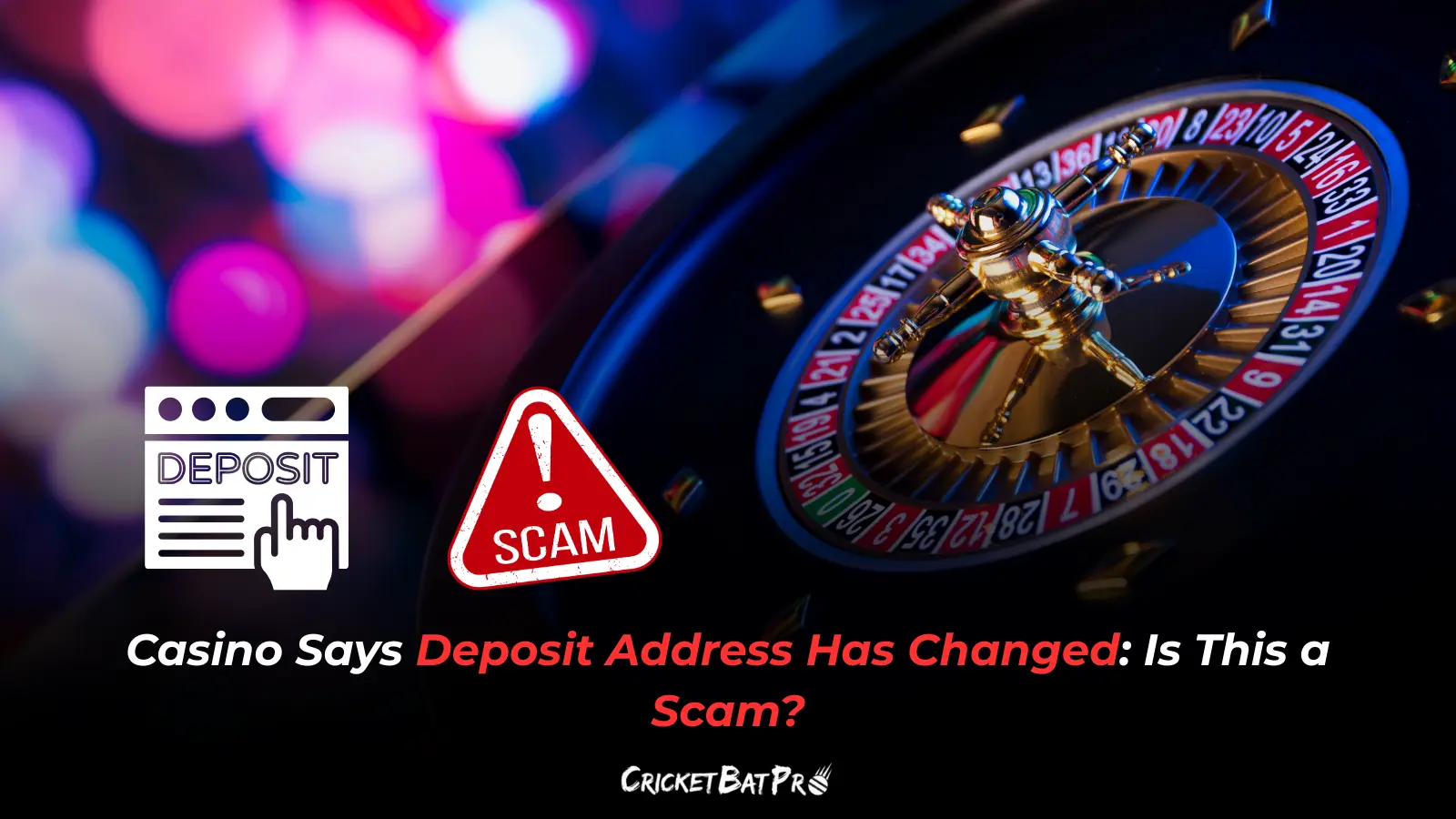 Casino Says Deposit Address Has Changed